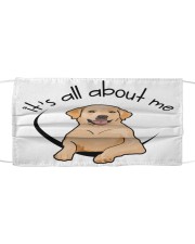Labrador Retriever-All About Me Cloth face mask front