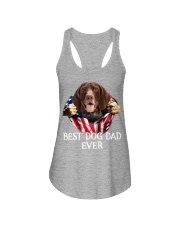 German Shorthaired Pointer-Dog Flag-Dad Ladies Flowy Tank tile