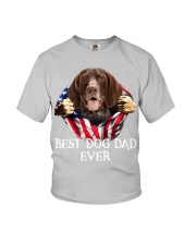German Shorthaired Pointer-Dog Flag-Dad Youth T-Shirt tile