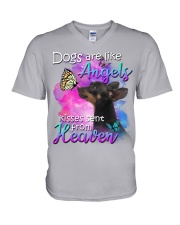 Miniature Pinscher-From Heaven V-Neck T-Shirt tile