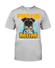 Miniature Schnauzer-Proud Dog Mom Classic T-Shirt tile