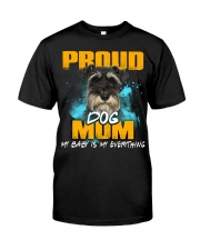 Miniature Schnauzer-Proud Dog Mom Classic T-Shirt front