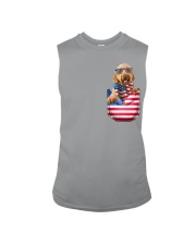 Goldendoodle-Flag Pocket Sleeveless Tee tile
