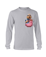 Goldendoodle-Flag Pocket Long Sleeve Tee tile