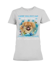 Pekingese-Did Everything Premium Fit Ladies Tee tile