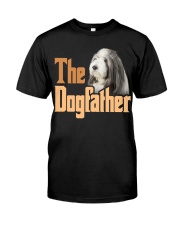 Bearded Collie-The Dogfather-02 Classic T-Shirt front