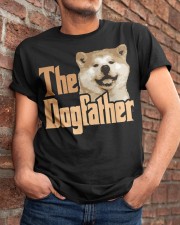 Akita-The Dogfather Classic T-Shirt apparel-classic-tshirt-lifestyle-26