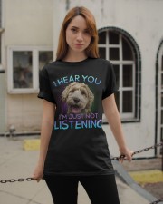 Labradoodle-I Hear You Classic T-Shirt apparel-classic-tshirt-lifestyle-19