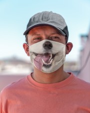 Samoyed-Mask Mouth Cloth face mask aos-face-mask-lifestyle-06