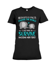 Best Mother's Day Gift - Raising Her First Premium Fit Ladies Tee tile