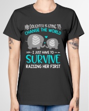 Best Mother's Day Gift - Raising Her First Ladies T-Shirt garment-tshirt-ladies-front-01