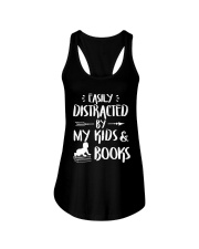 JUST FOR MOM - Distracted by Kids and Books Ladies Flowy Tank tile