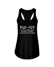 COOL GIFT FOR GRANDPA - Pop - pop in Camo Ladies Flowy Tank tile