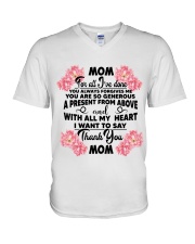 THANK YOU MOM V-Neck T-Shirt tile