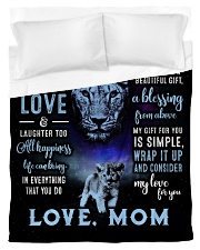 Joy and Peace - Lioness ver Duvet Cover tile