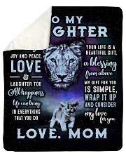 Joy and Peace - Lioness ver Sherpa Fleece Blanket tile