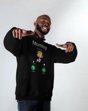 MOMMY IS CALLING Hooded Sweatshirt apparel-hooded-sweatshirt-lifestyle-front-12