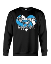I'll be Mom's biggest fan Volleyball Crewneck Sweatshirt tile