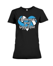 I'll be Mom's biggest fan Volleyball Premium Fit Ladies Tee tile
