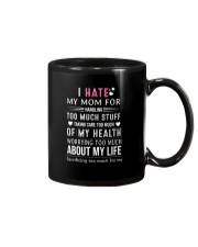 I HATE MY MOM Mug tile