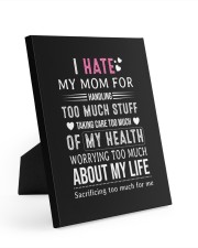 I HATE MY MOM Easel-Back Gallery Wrapped Canvas tile