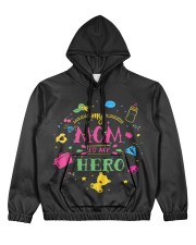 MOM - MY HERO Women's All Over Print Hoodie tile