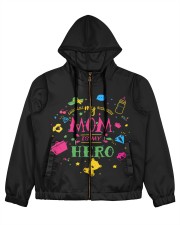 MOM - MY HERO Women's All Over Print Full Zip Hoodie tile