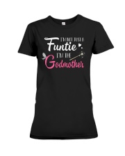 FOR AUNTIE - FUNTIE IS GODMOTHER Premium Fit Ladies Tee tile