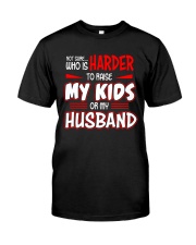 FOR MOMMY - WHO IS HARDER TO RAISE 2 Premium Fit Mens Tee tile