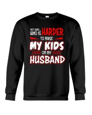 FOR MOMMY - WHO IS HARDER TO RAISE 2 Crewneck Sweatshirt tile