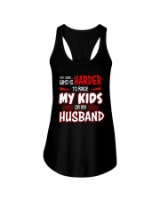 FOR MOMMY - WHO IS HARDER TO RAISE 2 Ladies Flowy Tank tile