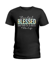 Best Mother's Day Gift - Blessed Floral Ladies T-Shirt front