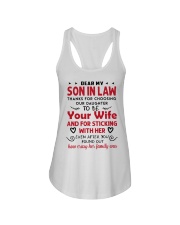 From crazy wife's family to son-in-law Ladies Flowy Tank tile
