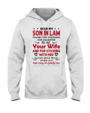 From crazy wife's family to son-in-law Hooded Sweatshirt tile