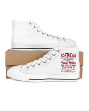 From crazy wife's family to son-in-law Women's High Top White Shoes tile