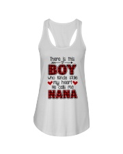 Best Mother's Day gift for Nana - He calls me Nana Ladies Flowy Tank tile