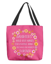 DAUGHTERS HOLD OUR HEARTS FOREVER All-Over Tote tile