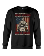 FOR VET DAD - Behind Every Great Veteran 3 Crewneck Sweatshirt tile
