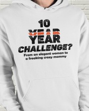 10-YEAR-CHALLENGE: Mom's change Hooded Sweatshirt apparel-hooded-sweatshirt-lifestyle-front-63