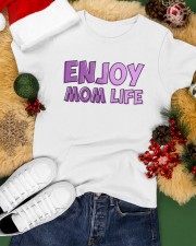 Enjoy Mom Life - Purple Ladies T-Shirt apparel-ladies-t-shirt-lifestyle-front-36