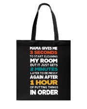 3 seconds - 2 minutes - 1 hour Tote Bag tile