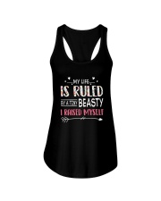FOR MOM - My life is RULED by a tiny BEASTY Ladies Flowy Tank tile