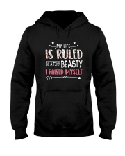 FOR MOM - My life is RULED by a tiny BEASTY Hooded Sweatshirt tile