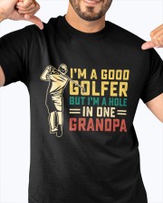 Best Father's Day Gift - A Hole In One Grandpa Classic T-Shirt apparel-classic-tshirt-lifestyle-front-92