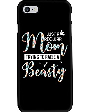 FOR MOM - REGULAR MOM TRYING TO RAISE A BEASTY Phone Case tile