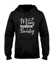 FOR MOM - REGULAR MOM TRYING TO RAISE A BEASTY Hooded Sweatshirt tile