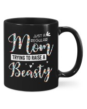FOR MOM - REGULAR MOM TRYING TO RAISE A BEASTY Mugs tile