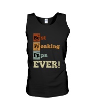 Best Father's Day Gift - Best Freaking Papa Ever Unisex Tank tile