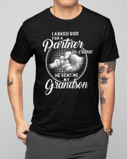 Best Father's Day Gift - I asked God Classic T-Shirt apparel-classic-tshirt-lifestyle-front-164