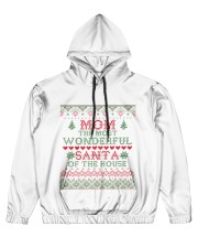 MOM - SANTA OF THE HOUSE Men's All Over Print Hoodie tile